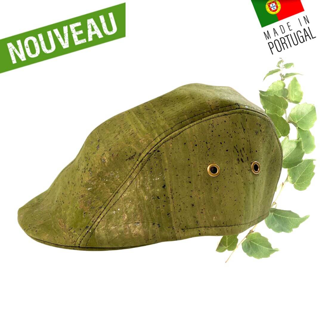 chapeau beret - béret - béret femme - béret homme - béret vegan - béret vegan homme - béret français - bérets - béret chapeau - chapeau beret homme - casquette homme - béret liège - beret liege - béret en liege - beret en liege - casquettes bérets homme - béret cuir végétal - beret femme cuir végétal - cuir vegetal - bonnet béret - casquette vegan