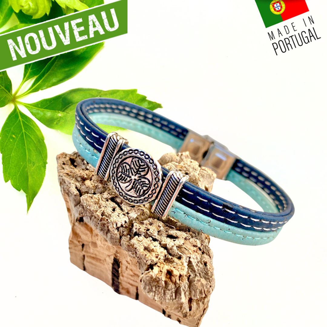  bracelet mixte vegan - bracelet homme vegan - bracelet femme vegan - bracelet fantaisie naturel - bracelet portugal fait main - bracelet pas cher - idée cadeau homme - bracelet perles mixte - bracelet made in france - bracelet celtique