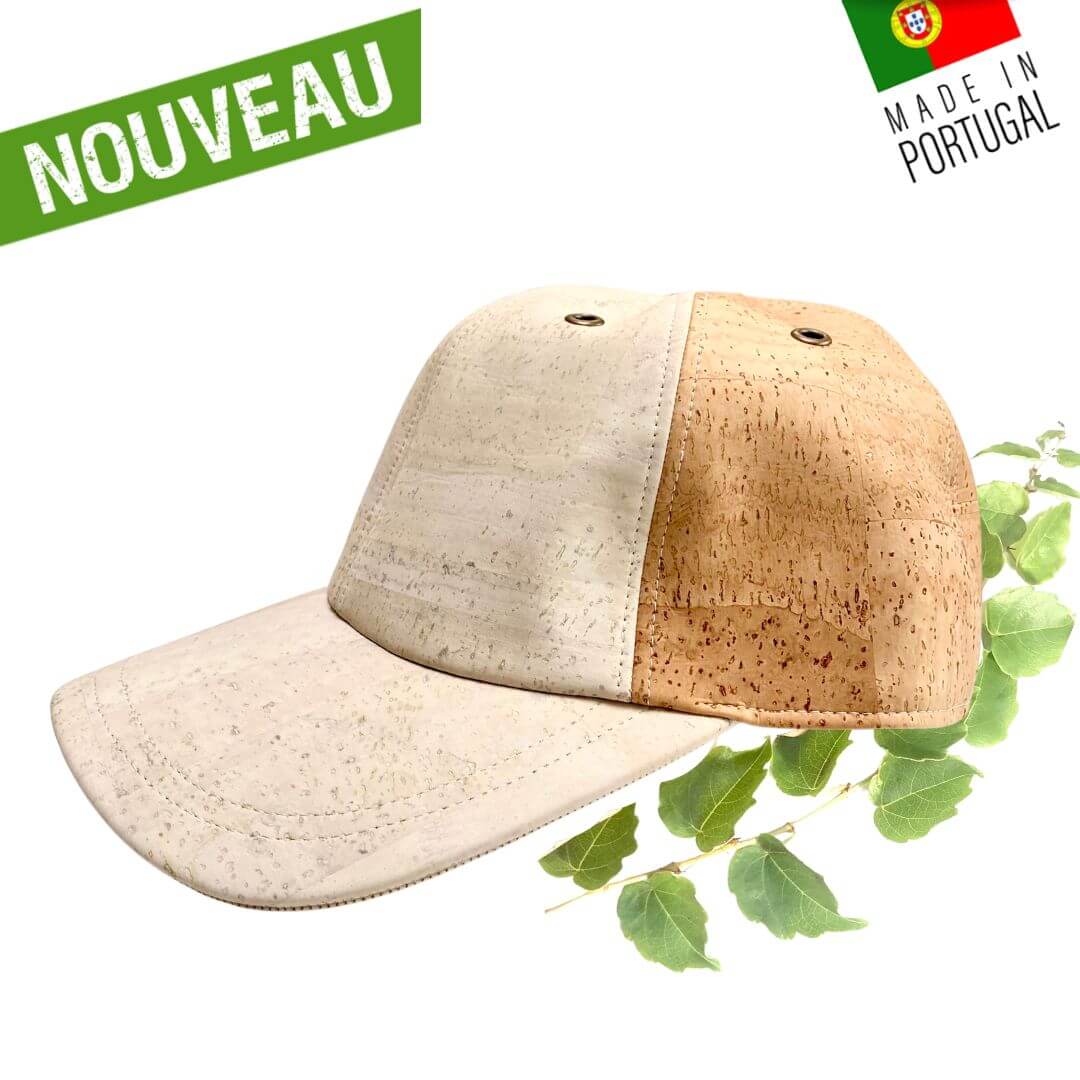 Casquette liège - casquette liege - casquette naturelle - casquette tendance - casquette homme - casquette femme - casquette mixte - Casquette en liège - casquette en liege - casquette liège - casquette liege - casquette Portugal - casquette homme - casquette naturelle - casquette confortable - casquette tendance - casquette stylée - casquette vegan - Casquette blanche - casquette bicolore