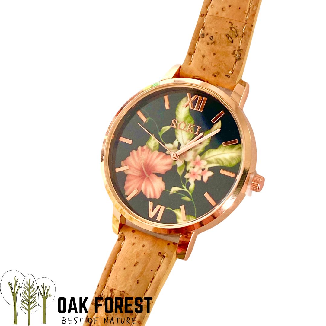 montre liege portugal - montre homme vegan - montre liege homme - montre liege femme - montre femme vegan - montre acajou vegan - montre en bois femme - montre en bois homme - montre en bois mixte - notre cuir végétal - montre made in portugal