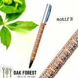 idée cadeau - coffret stylo et porte clé vegan en liège - stylo portugal - stylo original - plaisir d'offrir - artisanat portugal - cadeau vegan en liege - idée cadeau bureau - petit cadeau pas cher