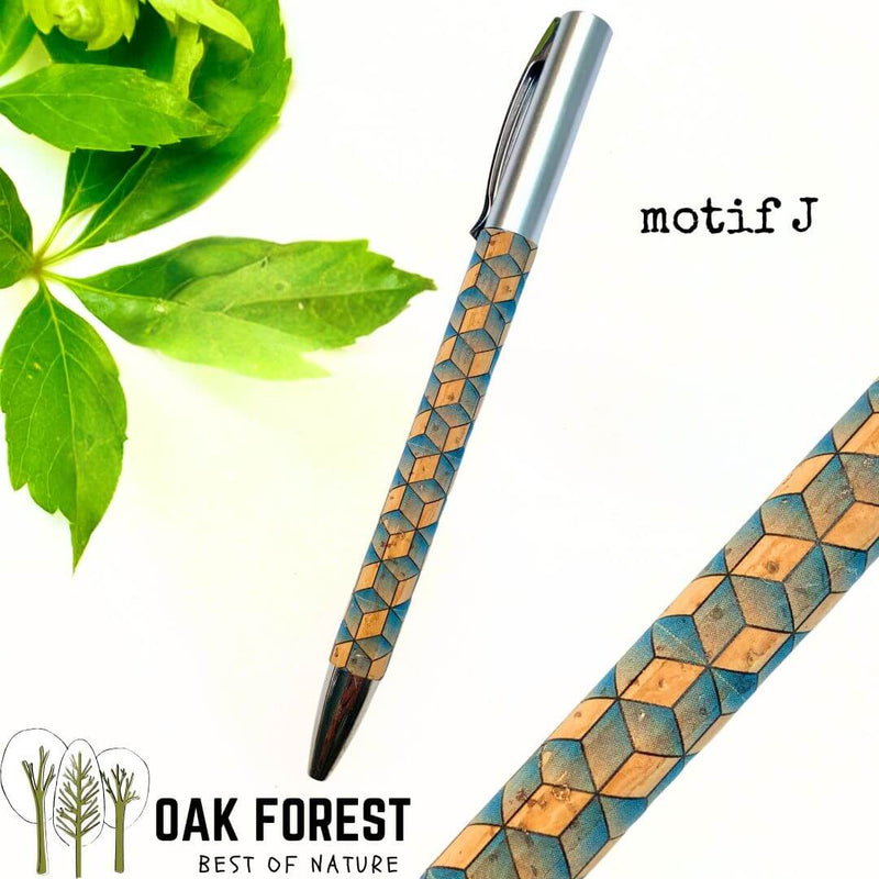 idée cadeau - coffret stylo et porte clé vegan en liège - stylo portugal - stylo original - plaisir d'offrir - artisanat portugal - cadeau vegan en liege - idée cadeau bureau - petit cadeau pas cher