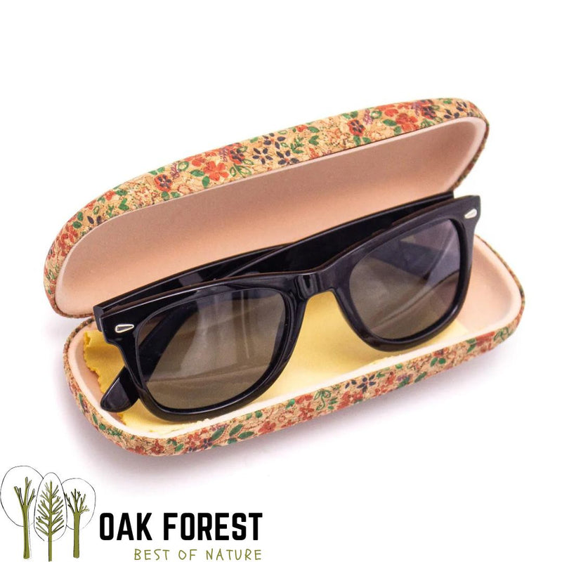 Etui à lunettes en liège artisanal Roses - Résistant & Ethique – Oak Forest