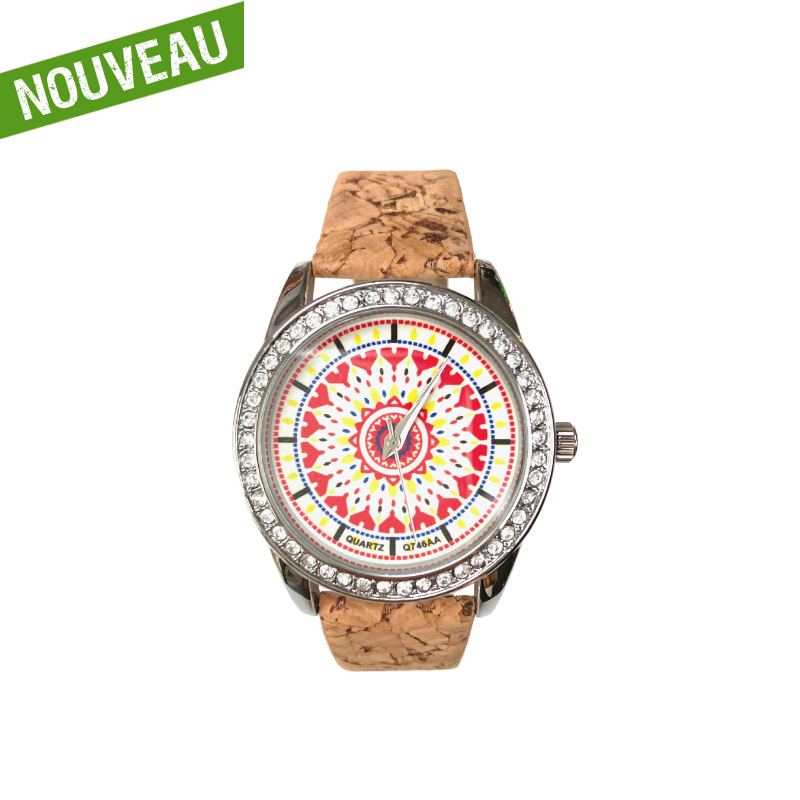 Montre liège - montre liege - montre en liège - montre en liege - montre bracelet liege - montre bracelet liège - montre vegan - montre femme